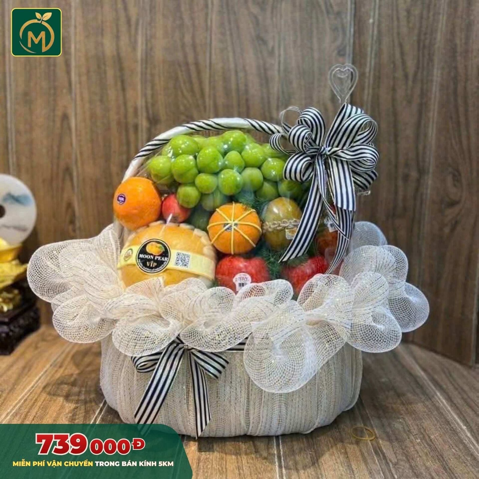 Giỏ Trái Cây Cao Cấp – Premium Fruit Basket -010