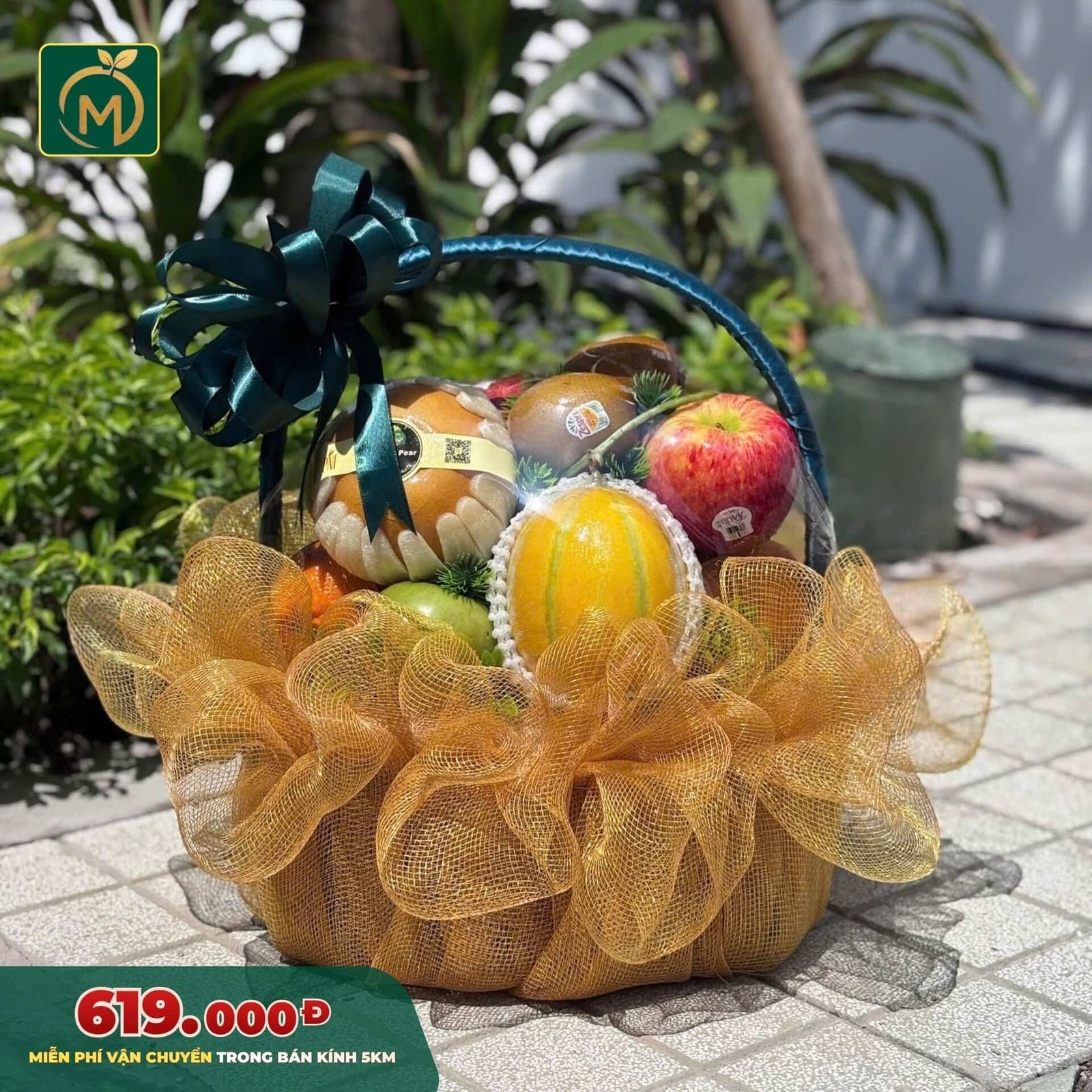 Giỏ Trái Cây Cao Cấp – Premium Fruit Basket - 003